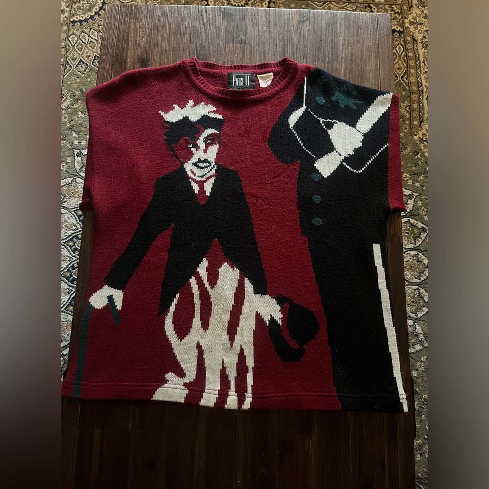 Paige sample sweater Charlie Chaplin M